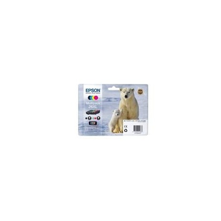 Multipack epson t263640 26xlxp - 510 - 520 - 600 - 605 - 610 - oso polar