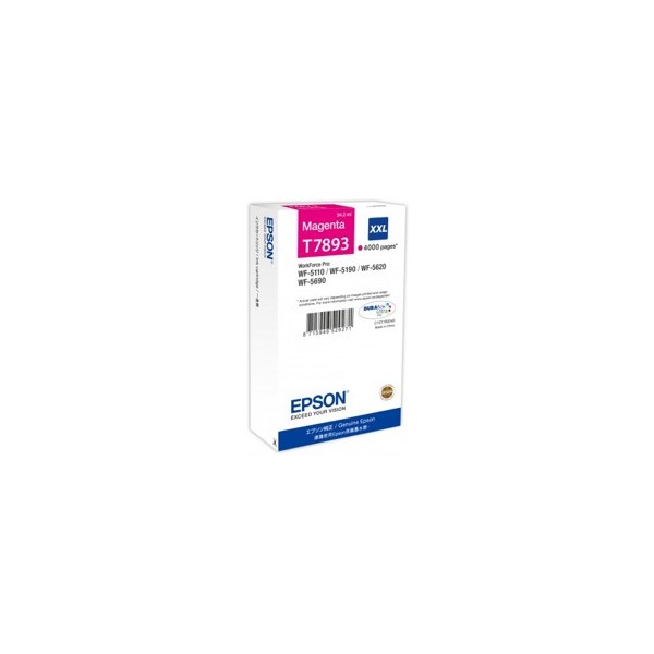 Cartucho tinta epson c13t789340 magenta xxl 4000 paginas