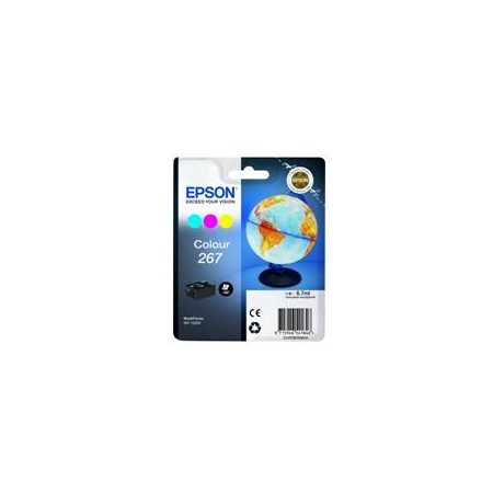 Cartucho tinta epson 267 c13t26704010 color wf - 100w - planeta tierra