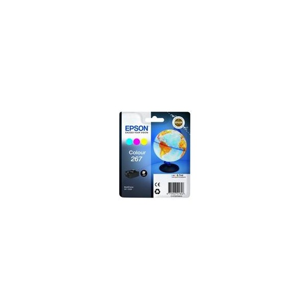 Cartucho tinta epson 267 c13t26704010 color wf - 100w - planeta tierra