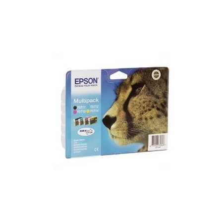 Multipack tinta epson c13t07154012 stylus d78 - 92 - 120 - dx40x0 - 44x0 - 50x0 - 60x0 - 74x0 - guepardo