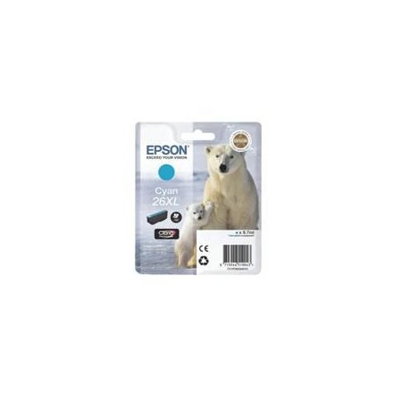 Cartucho tinta epson t263240 cian xl xp - 600 - 605 - 700 - 800 - oso polar