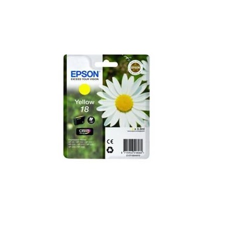 Cartucho tinta epson t180440 amarillo xp - 102 - 205 - 305 - 405 - 30 - margarita