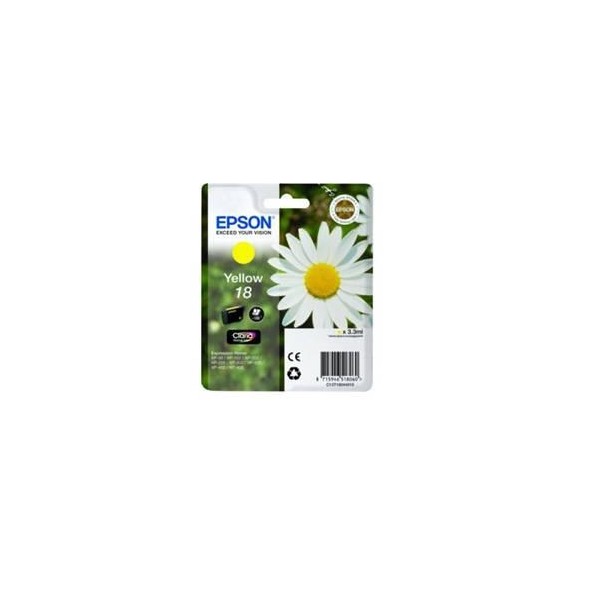 Cartucho tinta epson t180440 amarillo xp - 102 - 205 - 305 - 405 - 30 - margarita