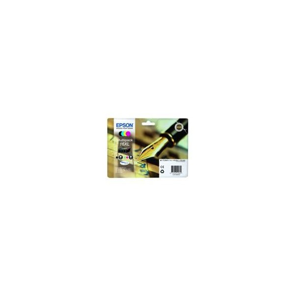 Multipack tinta epson t163640 xl wf - 2010 - 2510 - 2520 - 2530 - 2540 - pluma