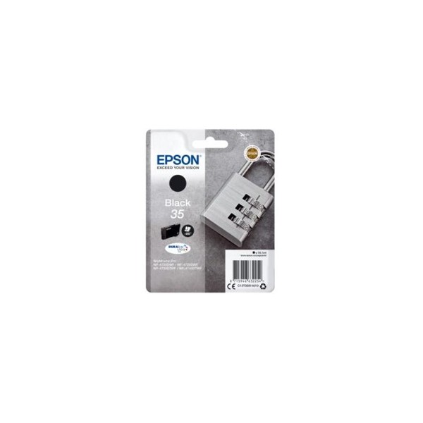 Cartucho tinta epson c13t35814010 negro durabrite ultra ink 35 - 900 paginas - candado