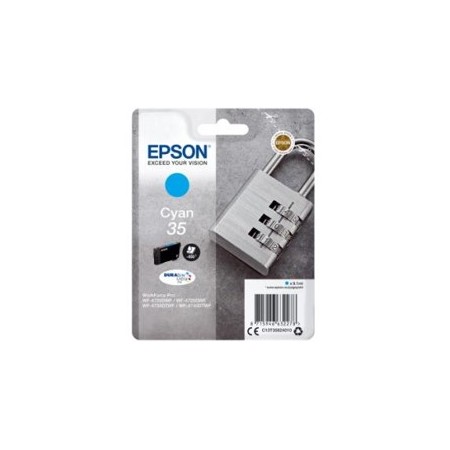 Cartucho tinta epson c13t35824010 cian durabrite ultra ink 35 - 650 paginas candado