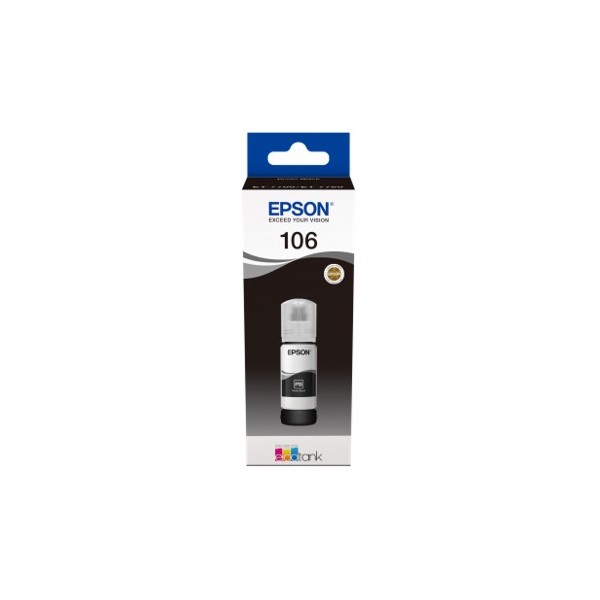 Cartucho tinta epson c13t00r140 106 ecotank foto negro ink et - 7700 - et - 7750