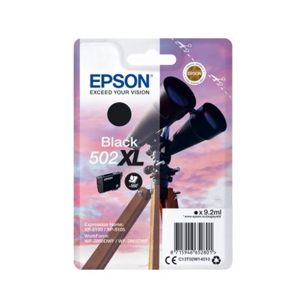 Cartucho tinta epson t02w140 502xl negro ink