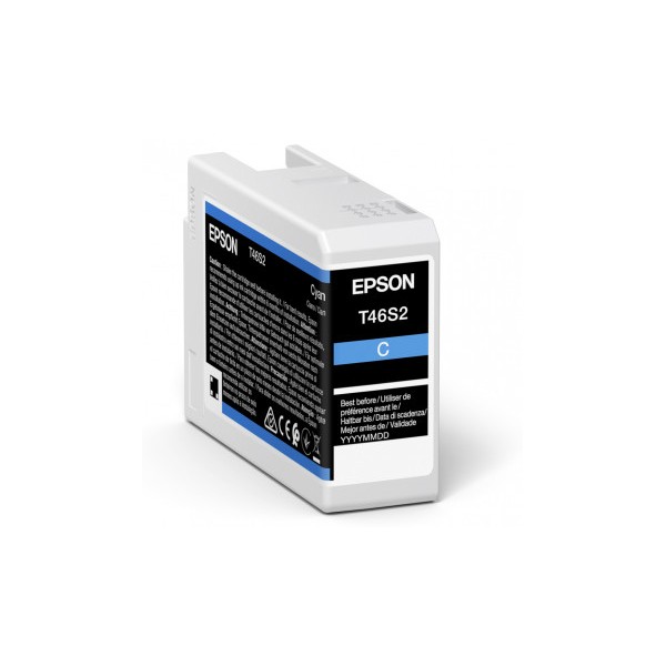 Cartucho tinta epson cyan t46s2 ultrachrome pro 10 ink 25ml sc - p700