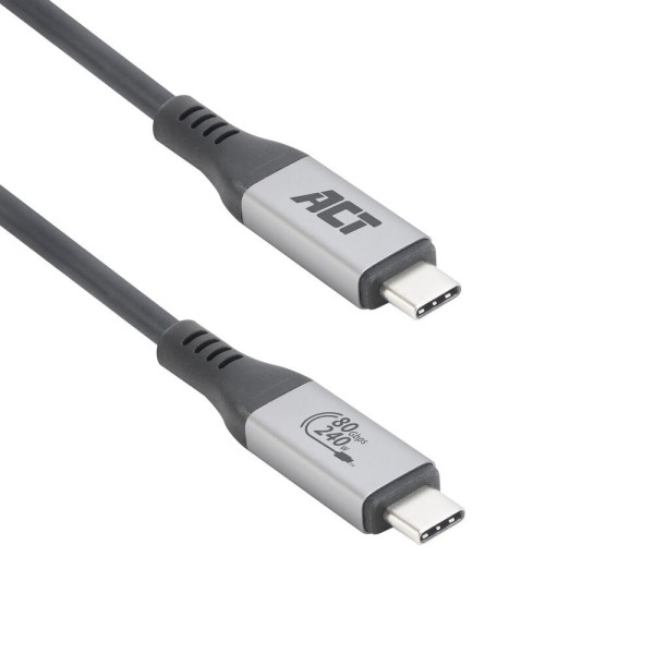 Cable usb - c usb 4.0 80gbps 240w usb - if 1.5m act connectivity