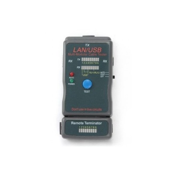 Gembird Comprobador de Cable RJ45-RJ11