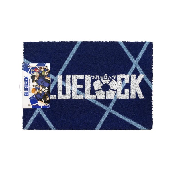 Felpudo 60x40 cm logo blue lock
