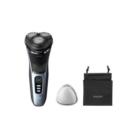 AFEITADORA PHILIPS S3243/12 3 CABEZALES FLEXIBLES 5D USO EN HUMEDO Y SECO INALAMBRICA RECARGABLE