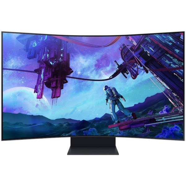 Monitor Gaming Curvo Samsung Odyssey Ark S55CG970NU 55″/ 4K/ 1ms/ 165Hz/ VA/ Regulable en altura/ Smart TV/ Multimedia/ Negro