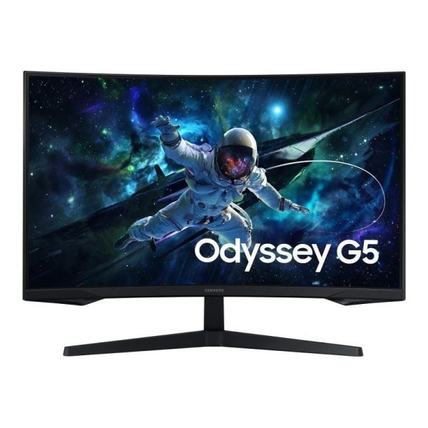 Monitor Gaming Curvo Samsung Odyssey G5 S27CG554EU 27″/ QHD/ 1ms/ 165Hz/ VA/ Negro