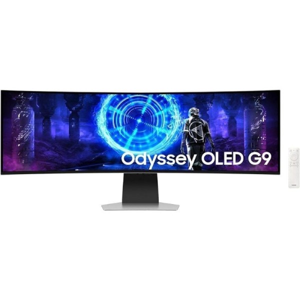 Monitor Gaming Ultrapanorámico Curvo Samsung Odyssey OLED G9 S49DG954SU 49″/ Dual QHD/ 0.03ms/ 240Hz/ OLED/ Multimedia/ Regulabl