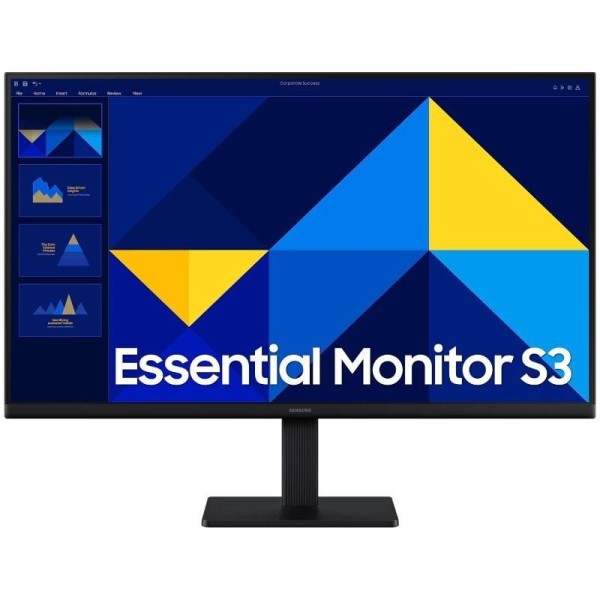 Monitor Profesional Samsung Essential Monitor S3 S27D300GAU/ 27″/ Full HD/ Negro