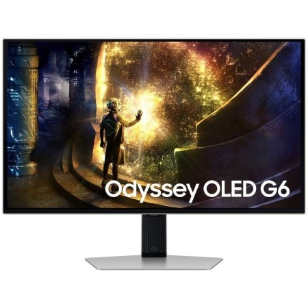 Smart Monitor Gaming Samsung OLED Odyssey G6 S27DG610SU 27″/ QHD/ 0.03ms/ 240Hz/ VA/ Regulable en altura/ Smart TV/ Plata