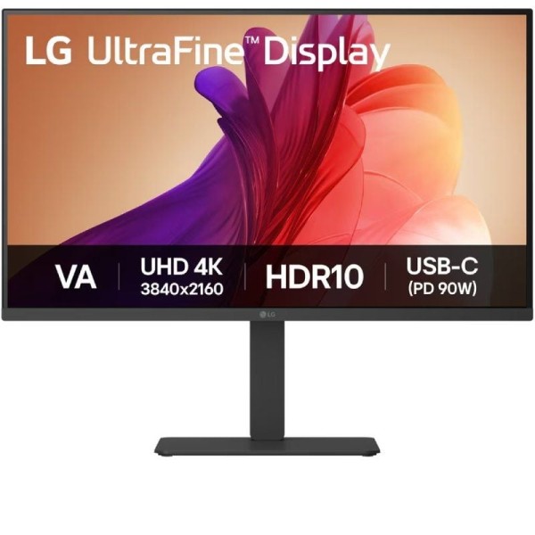 Monitor Profesional LG UltraFine 32U720A-B 31.5″/ 4K/ Multimedia/ Regulable en altura/ Negro