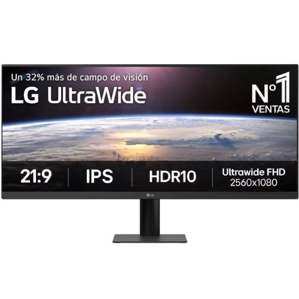 Monitor Profesional Ultrapanorámico LG UltraWide 34U511A-B 34″/ UWFHD/ Negro