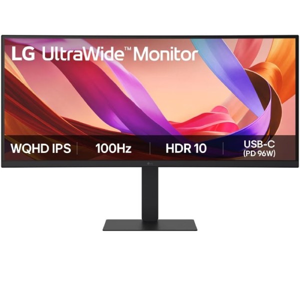 Monitor Profesional Ultrapanorámico Curvo LG UltraWide 34U650A-B 34″/ WQHD/ Multimedia/ Regulable en altura/ Negro