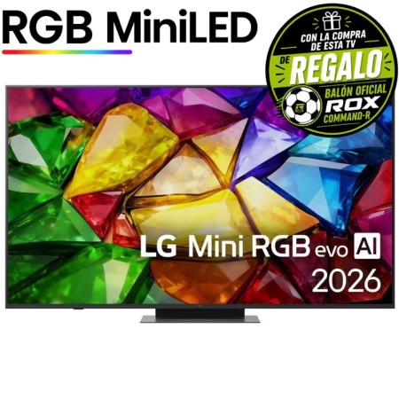 Televisor LG Mini RGB evo AI MRGB86 65MRGB86B6A 65″/ Ultra HD 4K/ Smart TV/ WiFi