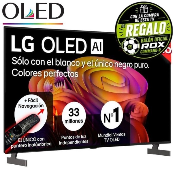 Televisor LG OLED AI B6 OLED55B6ELC 55″/ Ultra HD 4K/ Smart TV/ WiFi