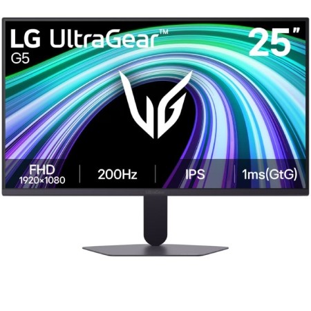 Monitor Gaming LG UltraGear G5 25G523B-B 25″/ Full HD/ 1ms/ 200Hz/ IPS/ Negro
