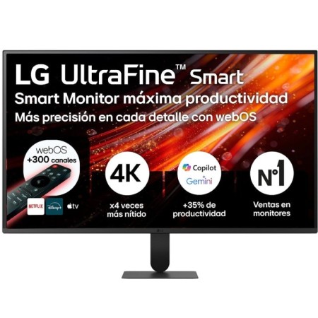 Smart Monitor LG Ultrafine 32U701SB-B 31.5″/ 4K/ Multimedia/ Smart TV/ Negro