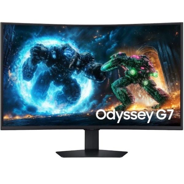 Monitor Gaming Curvo Samsung Odyssey G7 G75F 37″/ 4K/ 1ms/ 165Hz/ VA/ Regulable en altura/ Negro