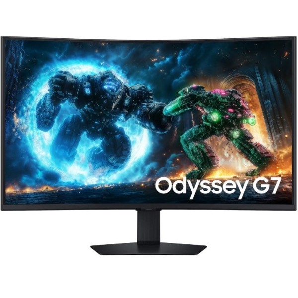Monitor Gaming Curvo Samsung Odyssey G7 G75F 37″/ 4K/ 1ms/ 165Hz/ VA/ Regulable en altura/ Negro