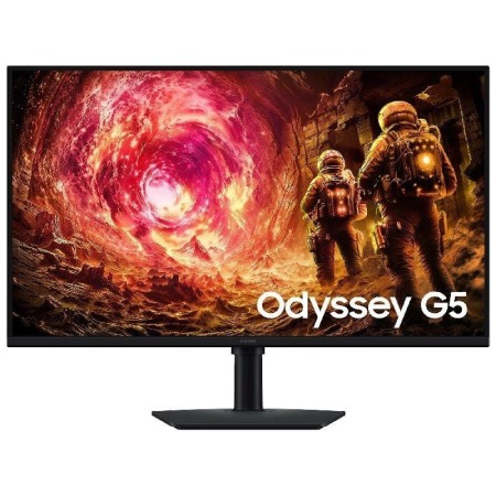 Monitor Gaming Samsung Odyssey G5 S32FG502EU 32″/ QHD/ 1ms/ 180Hz/ IPS/ Regulable en altura/ Negro