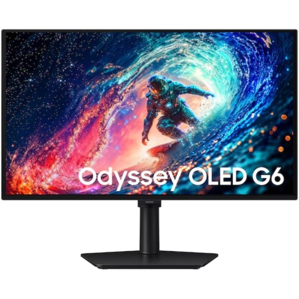 Monitor Gaming Samsung Odyssey OLED G6 G61SH S27HG612SU 27″/ QHD/ 0.03ms/ 240Hz/ QD-OLED/ Regulable en altura/ Negro