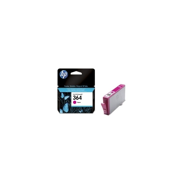 Cartucho tinta hp 364 cb319ee magenta 3ml b8550 - d5460 - c6380 - c5380