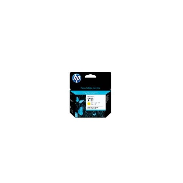 Cartucho tinta hp 711 cz136a amarillo desing t120 - t520