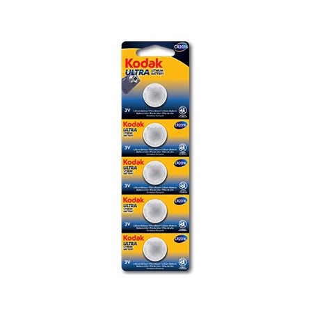 Blister pilas kodak boton litio ultra 2016 blister carton perforado - 5 pilas