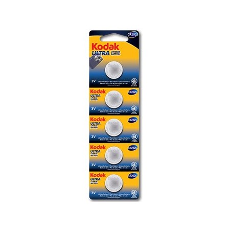 Blister pilas kodak boton litio ultra cr 2025 blister carton perforado - 5 pilas