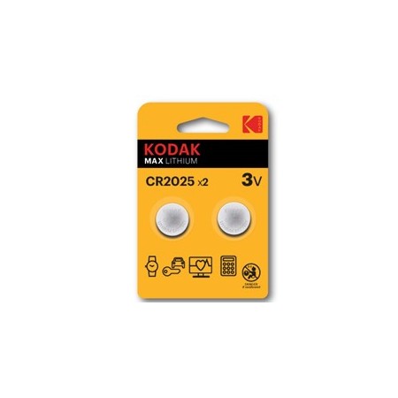 Blister pilas kodak boton litio max cr 2025 - pack blister 2 pilas