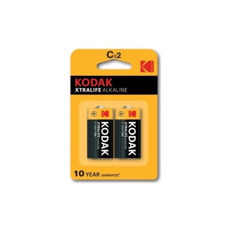 PILAS LR14 KODAK ALCALINA XTRALIFE C 2 UNIDADES (ecotasas incluidas)