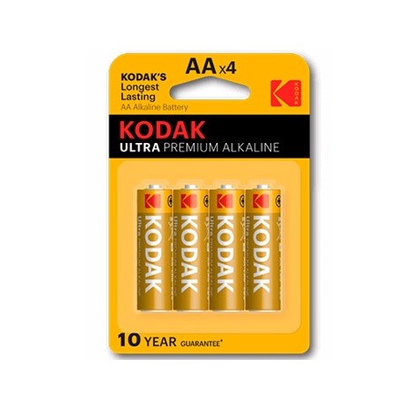 Blister pilas kodak alcalina ultra aa lr6 - blister 4 pilas