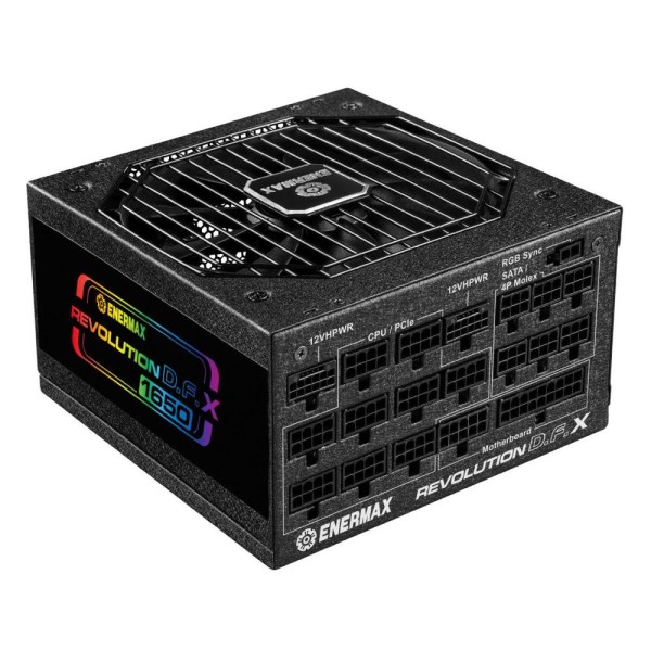 Fuente de alimentacion enermax revolution d.f. x 1650w 80 gold modular