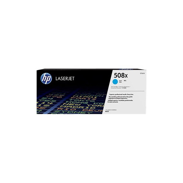 Toner hp 508x cf361x cian m577 alto rendimiento