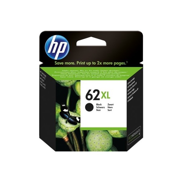 HP Cartucho 62XL Negro