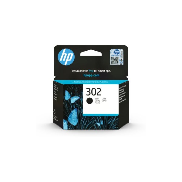 CARTUCHO HP Nº302 NEGRO PARA DESKJET 1110/2130/2132/2134/3630 OFFICEJET 3830/3832/3833/3834