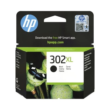 CARTUCHO HP Nº302XL NEGRO PARA DESKJET 1110/2130/2132/2134/3630 / OFFICEJET 3830/3832/3833/3834