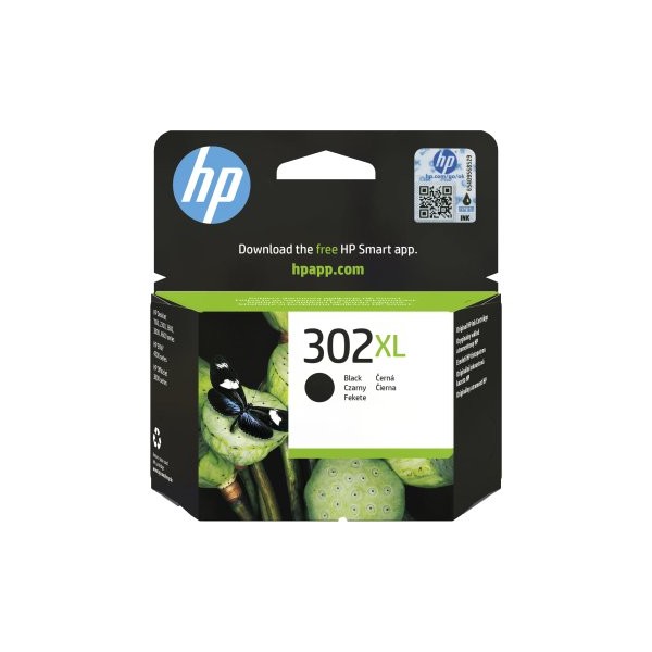 CARTUCHO HP Nº302XL NEGRO PARA DESKJET 1110/2130/2132/2134/3630 / OFFICEJET 3830/3832/3833/3834