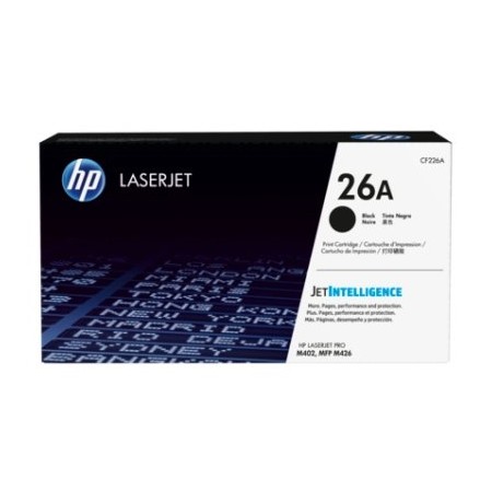 HP Tóner 26A Negro
