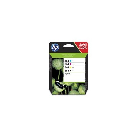 Multipack hp n9j73ae nº364 n - c - m - a 55xx b111 6520 65xx b211 7510 c311