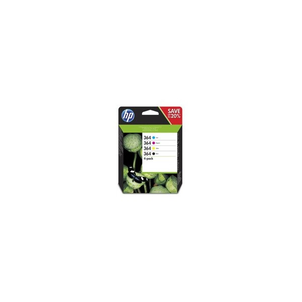Multipack hp n9j73ae nº364 n - c - m - a 55xx b111 6520 65xx b211 7510 c311